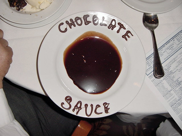 Chocolate sauce